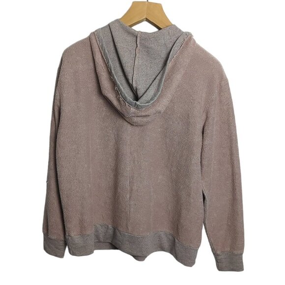 Vintage Havana Lace-Up Hooded Sweatshirt - Picture 3 of 5